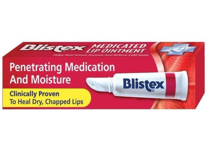 Blistex Medicated Lip Ointment Moisturizer Cold Sore Cream 0.21oz (4 Pack) - Personal Care > Skin Balms & Treatments