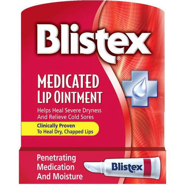 Blistex Medicated Lip Ointment Moisturizer Cold Sore Cream 0.21oz (5 Pack) - Personal Care > Skin Balms & Treatments