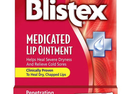 Blistex Medicated Lip Ointment Moisturizer Cold Sore Cream 0.21oz (6 Pack) - Personal Care > Skin Balms & Treatments