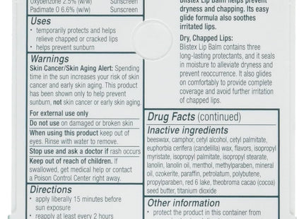 Blistex Medicated Protectant/Sunscreen SPF15 Lip Balm Stick 0.15oz - Personal Care > Skin Balms & Treatments