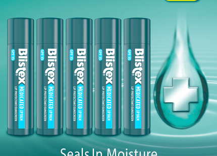 Blistex Medicated Protectant/Sunscreen SPF15 Lip Balm Stick 0.15oz (24 Pack) - Personal Care > Skin Balms & Treatments