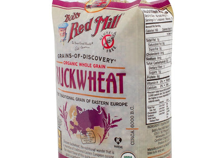 Bob s Red Mill Organic Whole Grain Buckwheat 16oz (2 Pack) - Food & Beverages > Pasta Grains Cereals