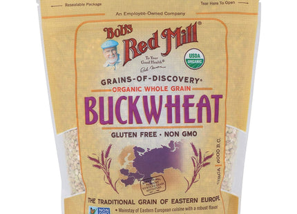 Bob s Red Mill Organic Whole Grain Buckwheat 16oz (2 Pack) - Food & Beverages > Pasta Grains Cereals