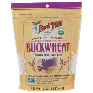 Bob s Red Mill Organic Whole Grain Buckwheat 16oz (2 Pack) - Food & Beverages > Pasta Grains Cereals