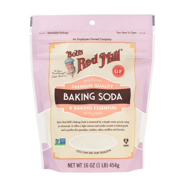 Bob’s Red Mill Baking Soda Premium Quality Gluten Free 16oz (3 Pack) - Food & Beverages > Desserts Mixes