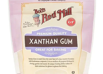 a close up of a bag of red mill’s xanthan gum