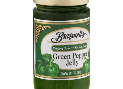 Braswell Pepper Green Jelly All Natural 10.5oz (2 Pack) - Food & Beverages > Jam Honey Spreads Jams Preserves