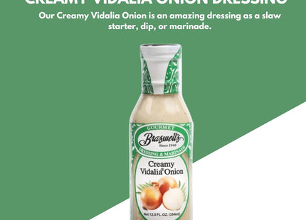 Braswell’s Gourmet Dressing & marinade Creamy Vidalia Onion 12 Floz (12 Pack) - Food Beverages > Condiments Sauces Salad