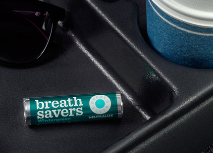 Breath Savers Wintergreen Flavored Sugar Free Mints Rolls 0.75 oz (12 Pack) - Food & Beverages > Sweets Chocolate Gums