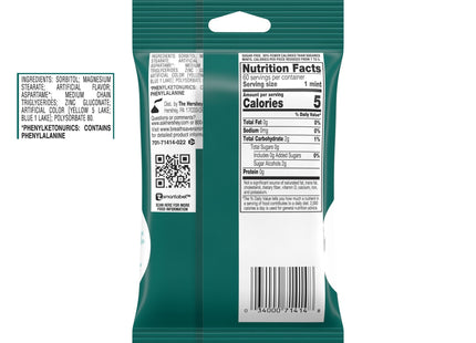 Breath Savers Wintergreen Flavored Sugar Free Mints Rolls 0.75 oz (24 Pack) - Food & Beverages > Sweets Chocolate Gums