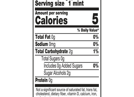 Breath Savers Wintergreen Flavored Sugar Free Mints Rolls 0.75 oz (24 Pack) - Food & Beverages > Sweets Chocolate Gums