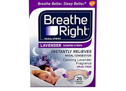 breathe right nasal strips lavender lavender