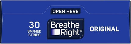 Breathe Right Nasal Strip to Stop Snoring Original Tan Small/Medium 30ct (2 Pack) - Health Care > Sleeping Aids Strips