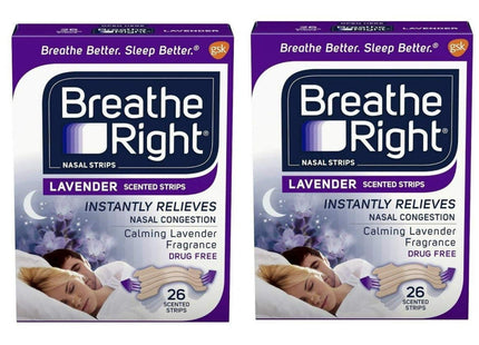 Breathe Right Nasal Strips Calming Lavender Extra Strength Tan 26ct - Health Care > Sleeping Aids