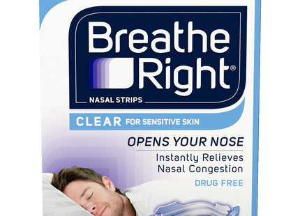 Breathe Right Original Nasal Strips Clear Small/ Medium 30ct (12 Pack) - Health Care > Sleeping Aids