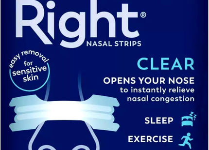 Breathe Right Original Nasal Strips Clear Small/ Medium 30ct (12 Pack) - Health Care > Sleeping Aids