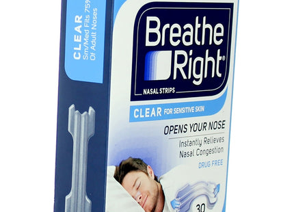 Breathe Right Original Nasal Strips Clear Small/ Medium 30ct (12 Pack) - Health Care > Sleeping Aids