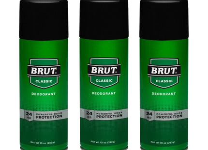 Brut 24 Hour Protection Deodorant Spray Classic Scent Unisex 10oz (2 Pack) - Personal Care > Bath & Body Anti-Perspirant