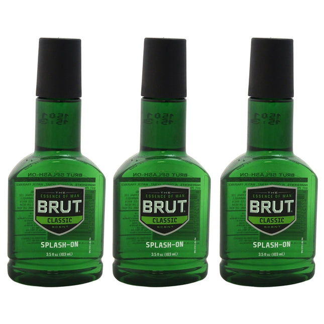 Brut Classic Faberge Splash On Original Fragrance for Men 3.5oz (3 Pack) - Personal Care > Fragrances Men’s