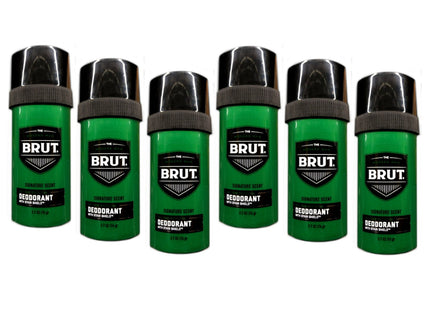 BRUT Round Solid Deodorant Stick with Trimax Original Fragrance 2.50oz (10 Pack) - Personal Care > Bath & Body