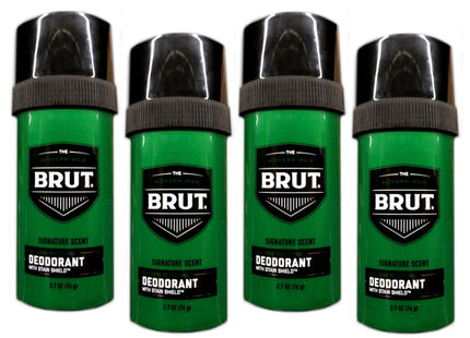 BRUT Round Solid Deodorant Stick with Trimax Original Fragrance 2.50oz (10 Pack) - Personal Care > Bath & Body