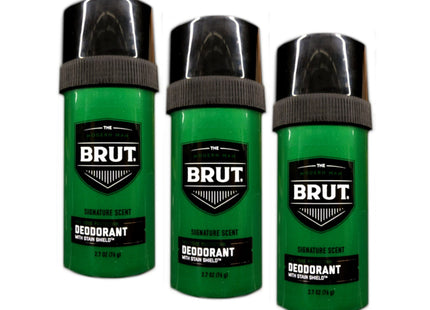 BRUT Round Solid Deodorant Stick with Trimax Original Fragrance 2.50oz (10 Pack) - Personal Care > Bath & Body