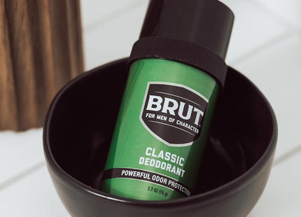 BRUT Round Solid Deodorant Stick with Trimax Original Fragrance 2.50oz (10 Pack) - Personal Care > Bath & Body