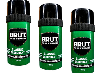 BRUT Round Solid Deodorant Stick with Trimax Original Fragrance 2.50oz (10 Pack) - Personal Care > Bath & Body