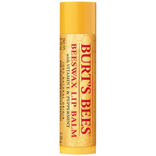 Burt’s Bees 100% Natural Origin Moisturizing Lip Balm Beeswax,1 Tube (24 Pack) - Personal Care > Skin Balms & Treatments