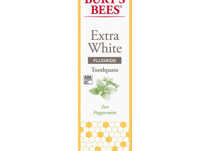 Burts Bees Natural Extra White Fluoride Toothpaste Mountain Mint 4.7oz (24 Pack) - Personal Care > Oral