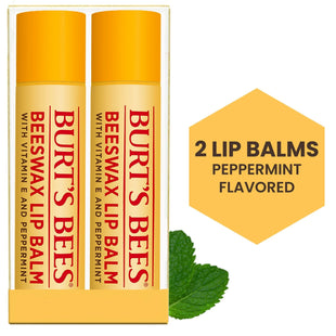 Burt’s Bees 100% Natural Origin Moisturizing Lip Balm Beeswax,1 Tube (2 Pack) - Personal Care > Skin Balms & Treatments