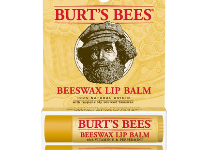 Burt’s Bees 100% Natural Origin Moisturizing Lip Balm Beeswax,1 Tube (6 Pack) - Personal Care > Skin Balms & Treatments