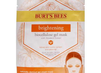 Burts Bees Brightening Biocellulose Gel Face Mask with Mandarin 1ct (2 Pack) - Personal Care > Skin Masks