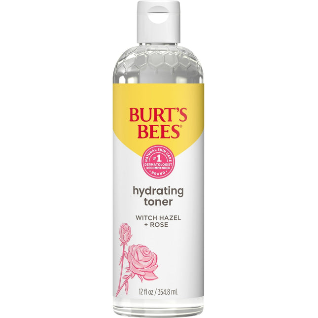 Burt’s Bees Calming Toner Witch Hazel & Rose Fresh Floral Scent 12 Oz (2 Pack) - Personal Care > Skin Cleansers Toners