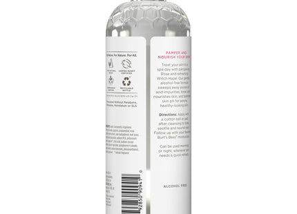 Burt’s Bees Calming Toner Witch Hazel & Rose Fresh Floral Scent 12 Oz (4 Pack) - Personal Care > Skin Cleansers Toners