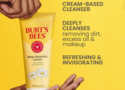 Burt’s Bees Deep Cleansing Cream with Soap Bark and Chamomile 6 oz (3 Pack) - Personal Care > Skin Cleansers & Toners