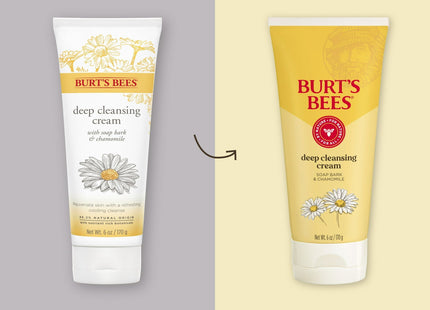 Burt’s Bees Deep Cleansing Cream with Soap Bark and Chamomile 6 oz (3 Pack) - Personal Care > Skin Cleansers & Toners