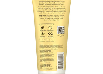 Burt’s Bees Deep Cleansing Cream with Soap Bark and Chamomile 6 oz (3 Pack) - Personal Care > Skin Cleansers & Toners