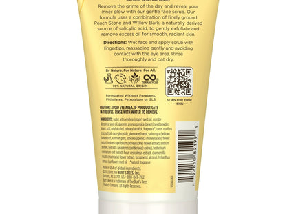 Burt’s Bees Deep Cleansing Pore Scrub with Peach and Willow Bark 4oz (2 Pack) - Personal Care > Skin Exfoliators &