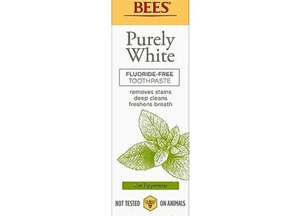 burt’s bees pure white toothpaste with fluorin and mint