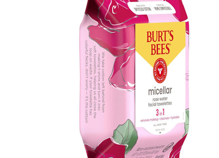 Burt’s Bees Micellar Facial Towelettes With Rose Water 30ct (2 Pack) - Personal Care > Skin Cleansers & Toners