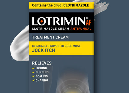 Lotrimin AF Clotrimazole Jock Itch and Athlete's Foot, Antifungal Treatment Cream, 12G Tube, 0.42 Ounce (Pack Of 2)