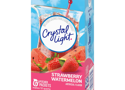 Crystal Light Strawberry Watermelon Drink Mix, (55.7 G) 12-Quart Canister 1.96 Ounce (Pack Of 24)