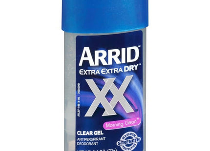 Arrid XX Extra Extra Dry Clear Gel, Antiperspirant Deodorant, Morning Clean, 2.6 Ounce (Pack Of 2)