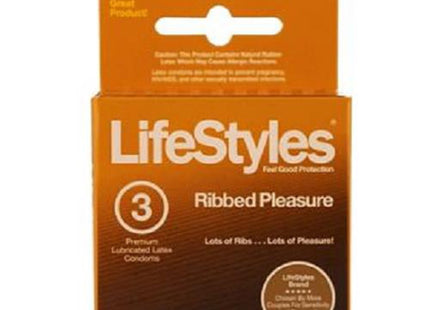 Lifestyles Ultra Ribbed Lubricated Latex, Birth Control, Grab Varieties & Flavors, Condoms 3 Count (Pack Of 12)