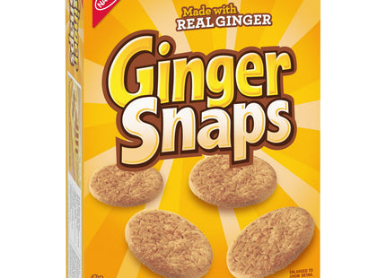 NABISCO Real Ginger Snaps Cookies, Ginger Old Fashioned Cookies, Crunchy Snack, 16 Ounce (Pack Of 24)