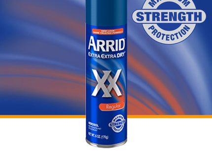 Arrid XX Extra Extra Dry, Antiperspirant Deodorant, Regular Aerosol Spray, 4 Ounce (Pack Of 7)