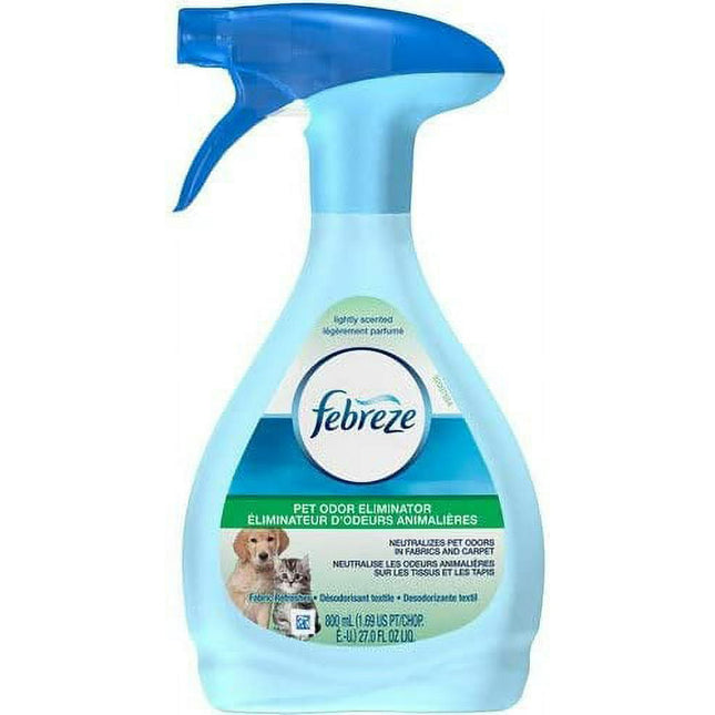 Febreze Fabric, Odor-Fighting, Refresher, Pet Odor Eliminator, Air Freshener Spray Bottle, 27 FL Oz (Pack Of 1)