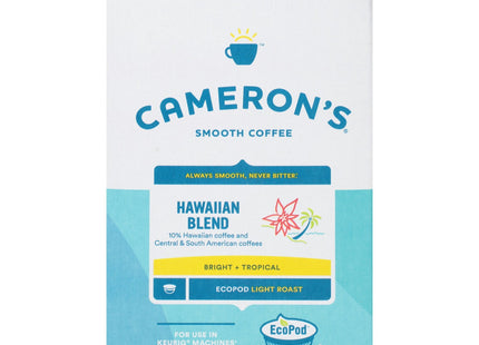 Cameron’s Coffee Single Serve Pods Hawaiian Kona Blend 12ct (24 Pack) - Food & Beverages > Non-Alcoholic Drinks