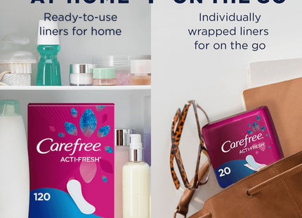 Carefree Original Regular To Go Pantiliners Wrapped Fresh Scent 20ct - Personal Care > Feminine